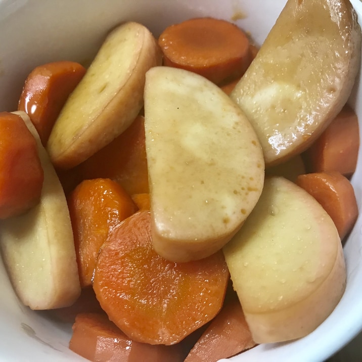 余ったかまぼこで。人参と蒲鉾の煮物